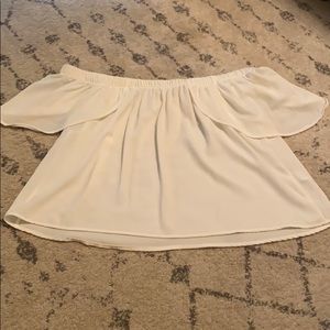 Off-the-shoulder blouse